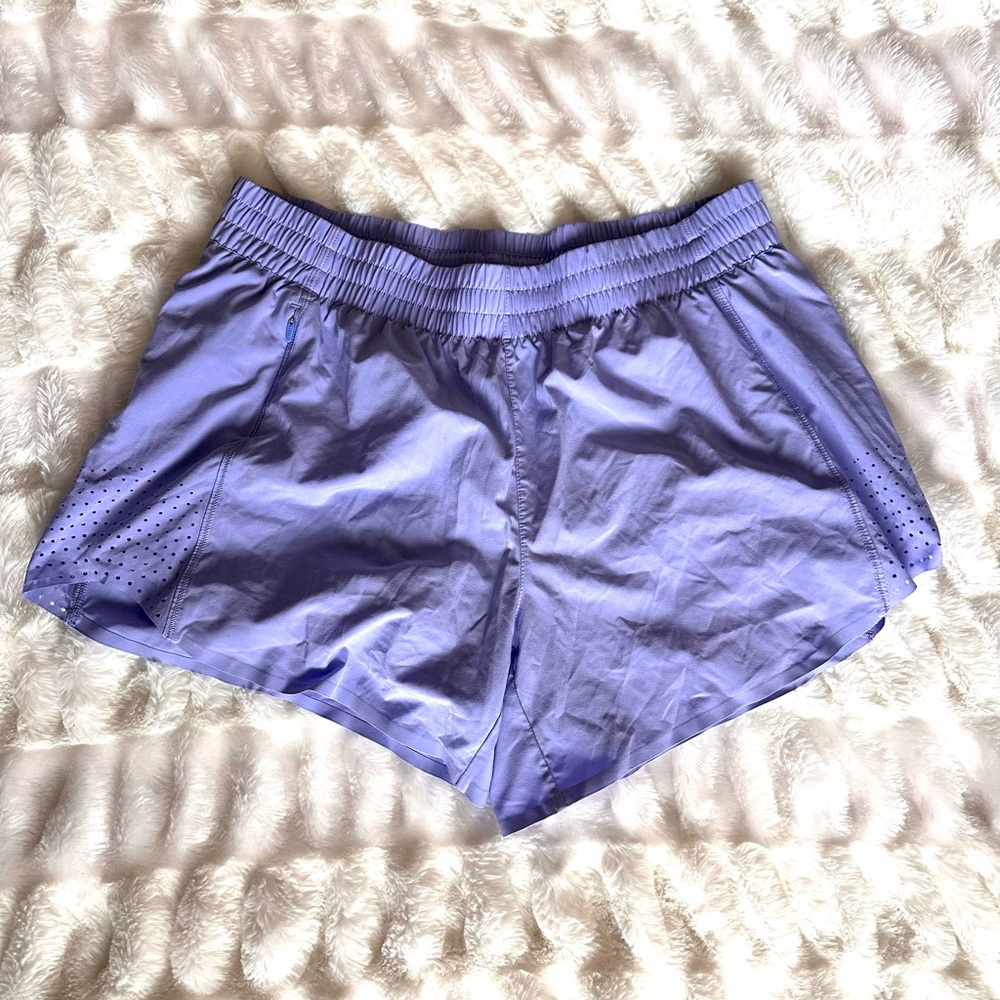 Athleta Lavender Purple Athletic Shorts medium